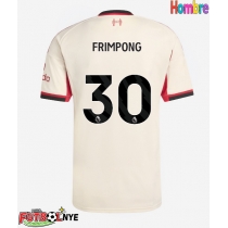 Camiseta Liverpool Jeremie Frimpong #30 Visitante Equipación 2025-26 manga corta